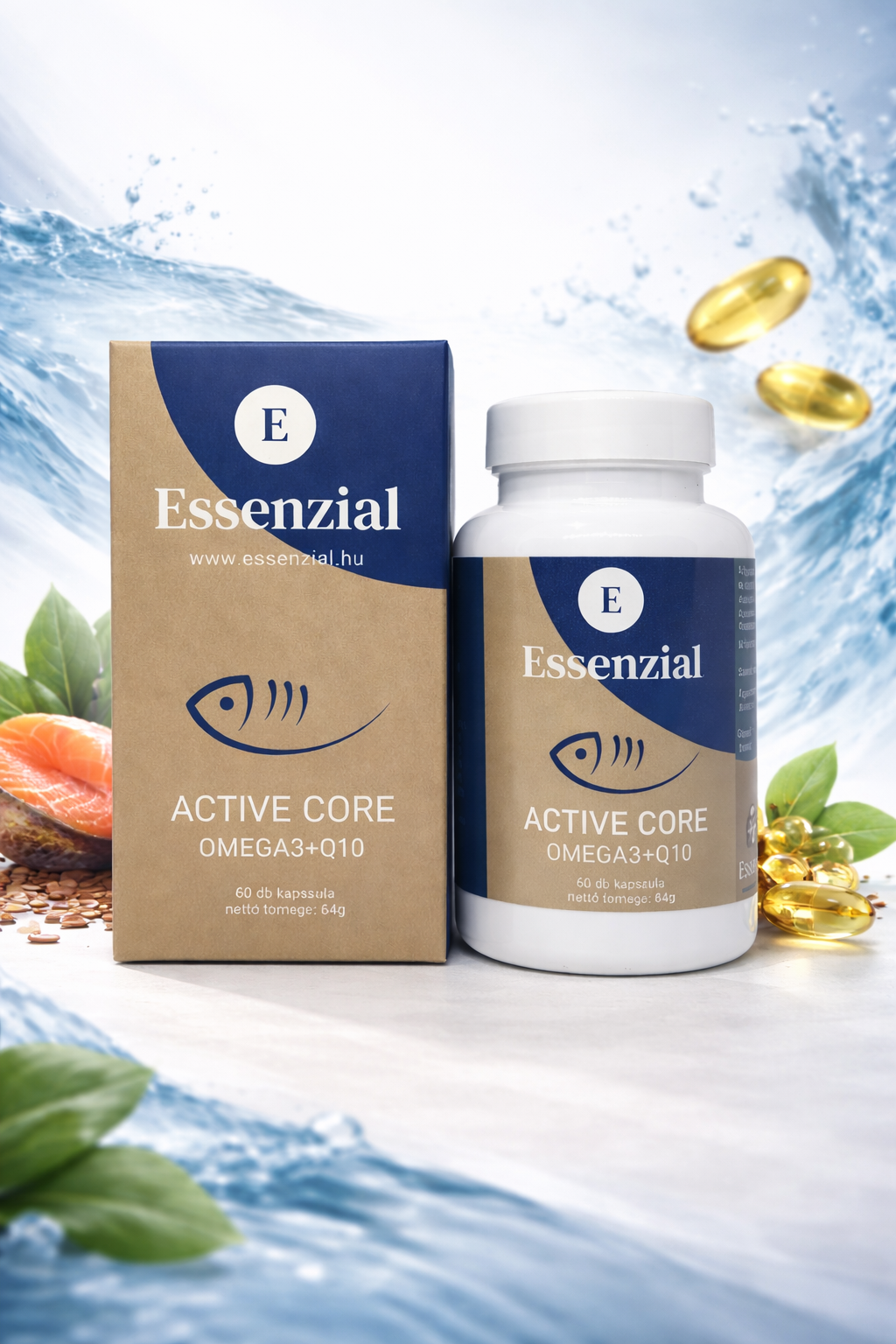 Essenzial Active Core Omega3 + Q10 komplex